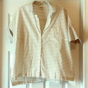 Madewell cotton striped courier shirt